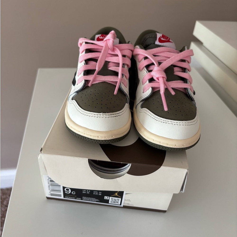 Travis Scott x Air Jordan 1 Retro Low OG SP TD ‘Olive’ sz 9c